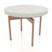 modèle 3D Table basse ronde Ø60 (Gris ciment, DEKTON Kreta) - preview