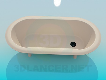 modèle 3D Petit bain - preview