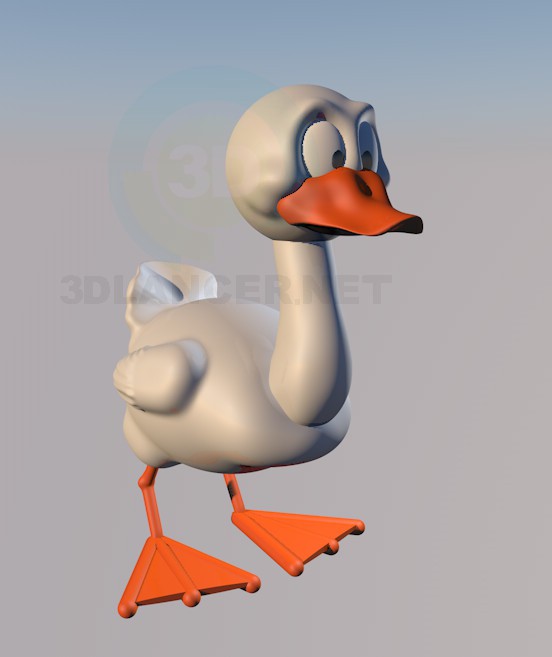 Modelo 3d Pato - preview