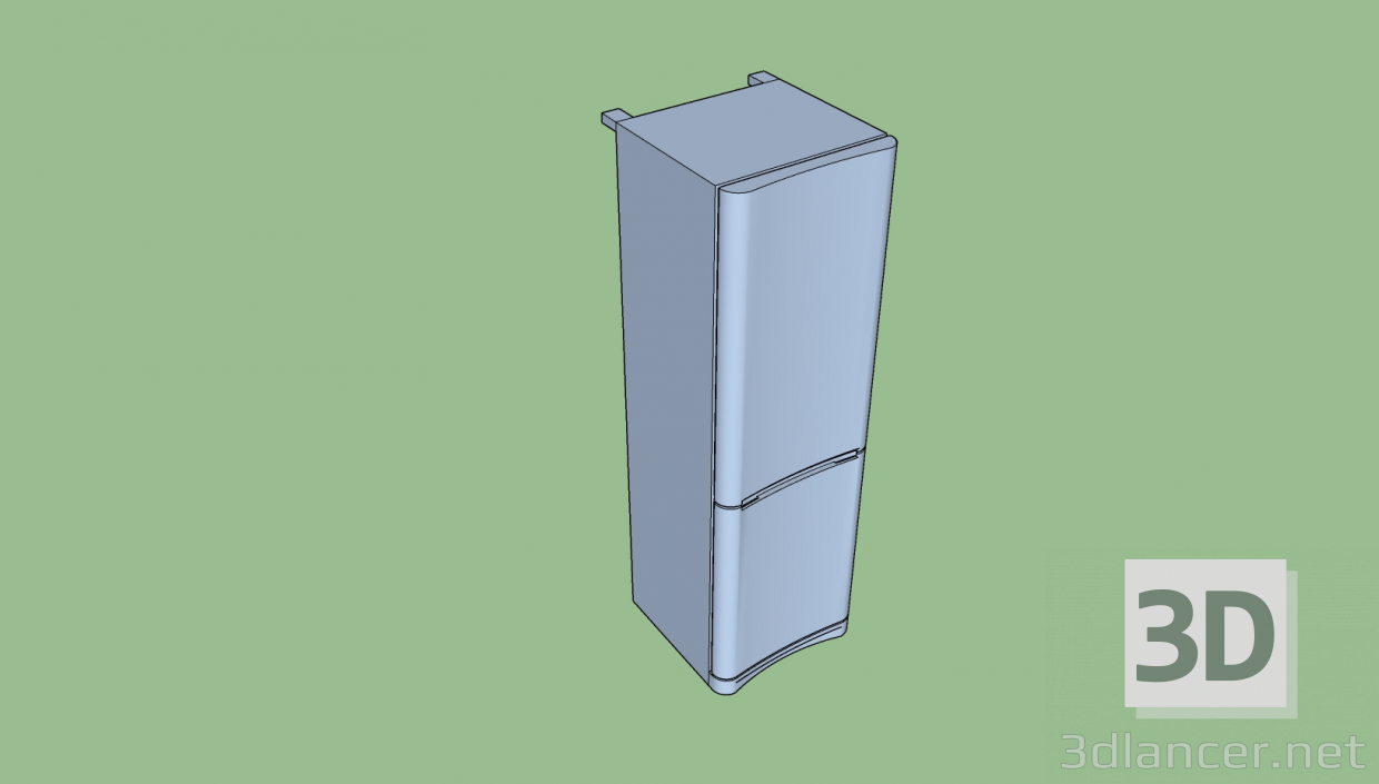 3D Modell Kühlschrank - Vorschau