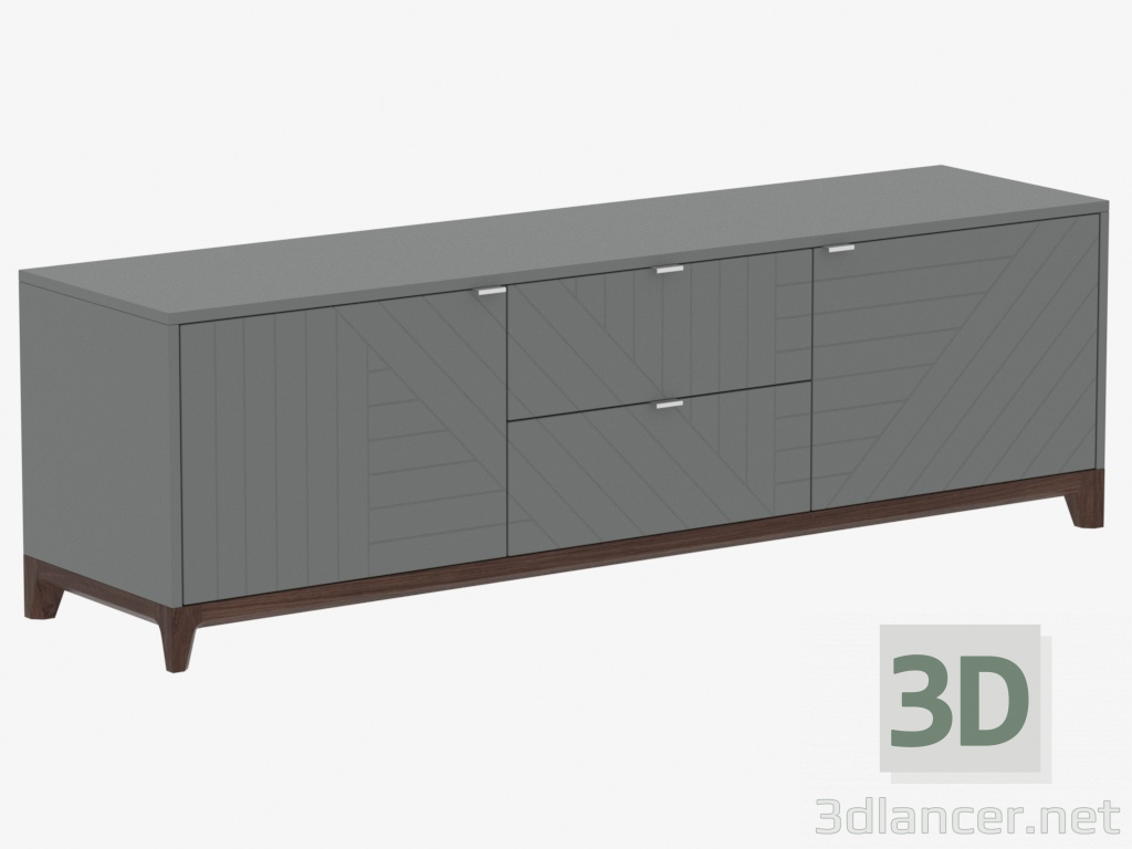 3d model Bordillo bajo el CASO TV No. 2 (IDC015105920) - vista previa