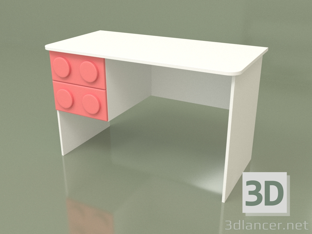 3d model Escritorio izquierdo (Coral) - vista previa