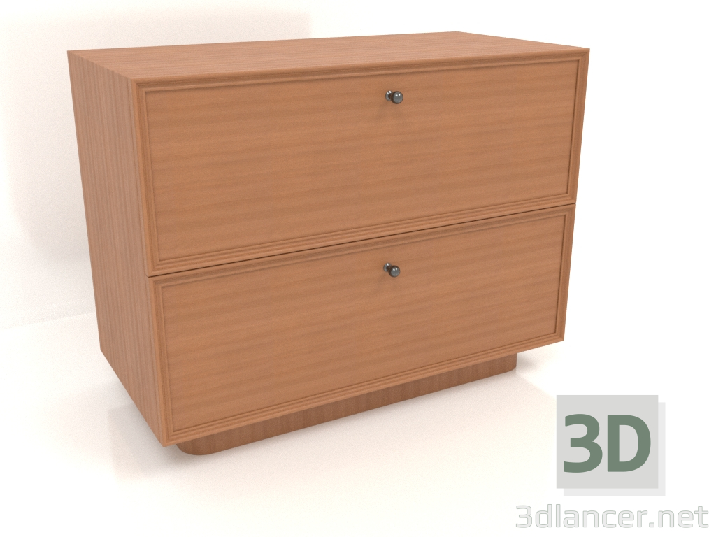 3D modeli Kabin TM 15 (800x400x621, ahşap kırmızısı) - önizleme