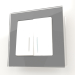 3d model Frame for 1 post Favorit (gray, glass) - preview