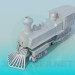 Modelo 3d Locomotiva - preview