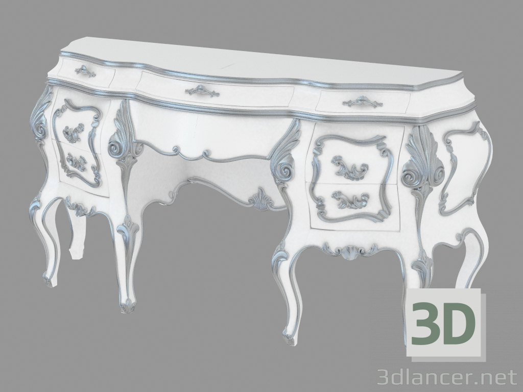 3d model Dressing table in baroque style (art. 14211) - preview