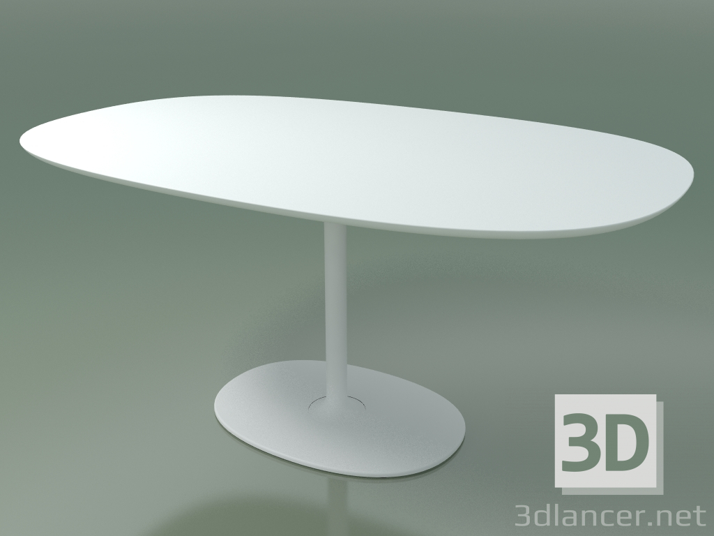 3d model Mesa ovalada 0692 (H 74 - 100x158 cm, F01, V12) - vista previa