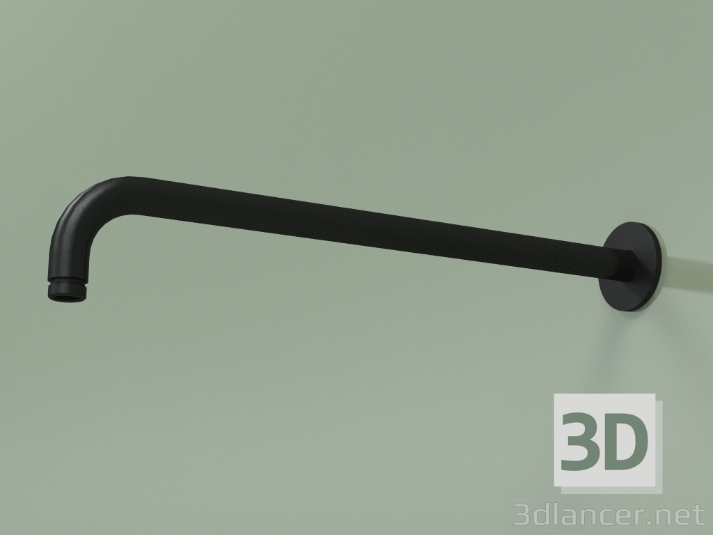 3d model Brazo de ducha de pared redondo L 400 mm (BD001, NO) - vista previa