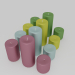 modello 3D di Candele decorative comprare - rendering