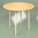 Modelo 3d Mesa do meio Sputnik folheado de 80 cm (amarelo ocre) - preview