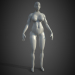 3d model Young Female - preview