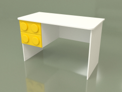 Writing desk left (Yellow)