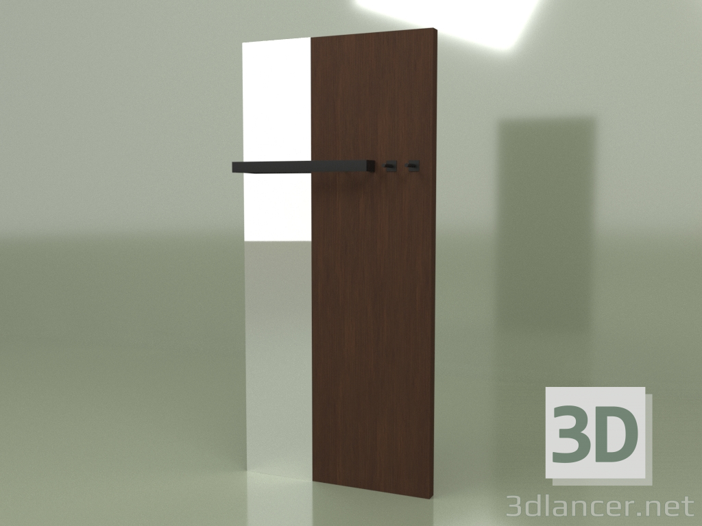 modello 3D Set DUO (tono rovere impiallacciato binario) - anteprima