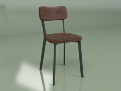 Chaise déjà-vu en bois (marron)