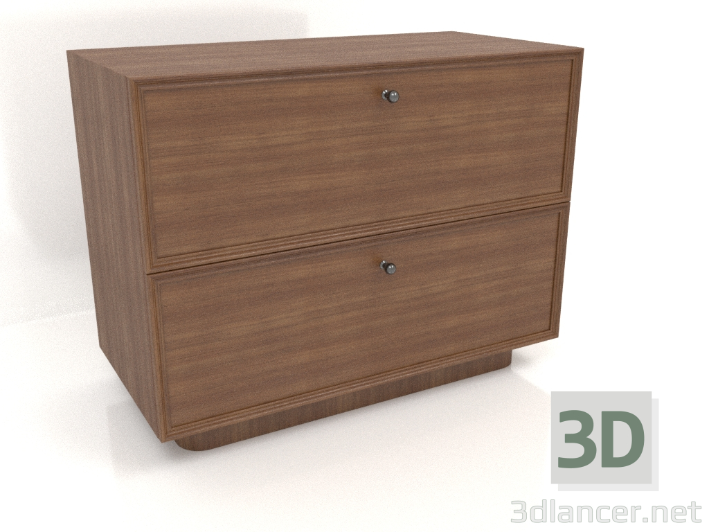 modello 3D Mobiletto TM 15 (800x400x621, legno marrone chiaro) - anteprima