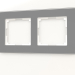 3d model Frame for 2 posts Favorit (gray, glass) - preview