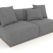 3d model Sofa module section 4 (Bronze) - preview