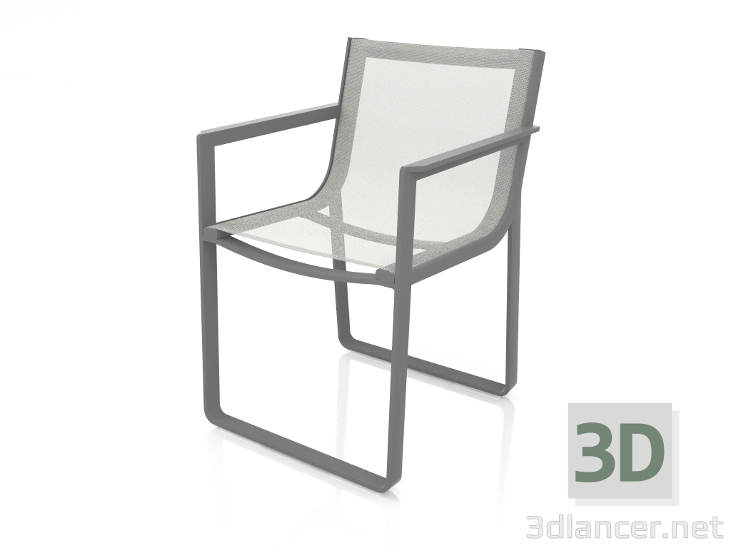 3d model Silla de comedor (Antracita) - vista previa