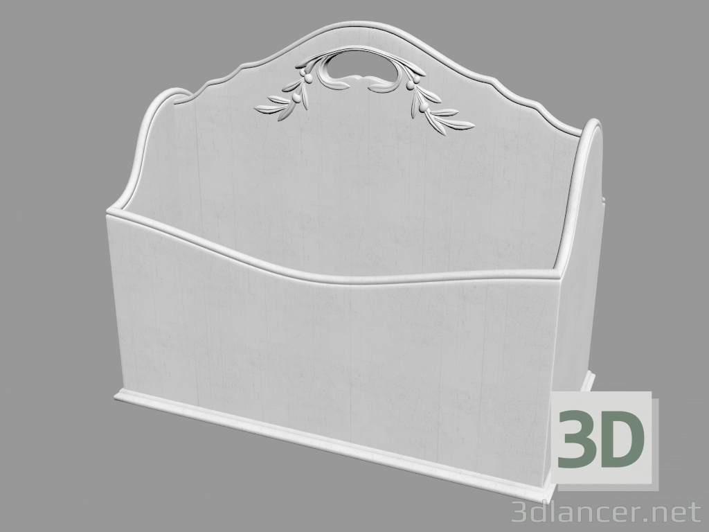 3d model Newspaper shelf (PQAX) - preview