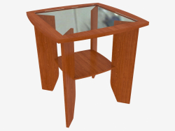 Table basse avec plateau en verre (70х70х72)