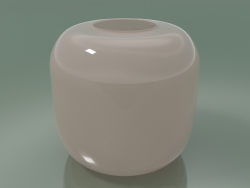 Senhor do vaso (H 23cm, rosa fundido)