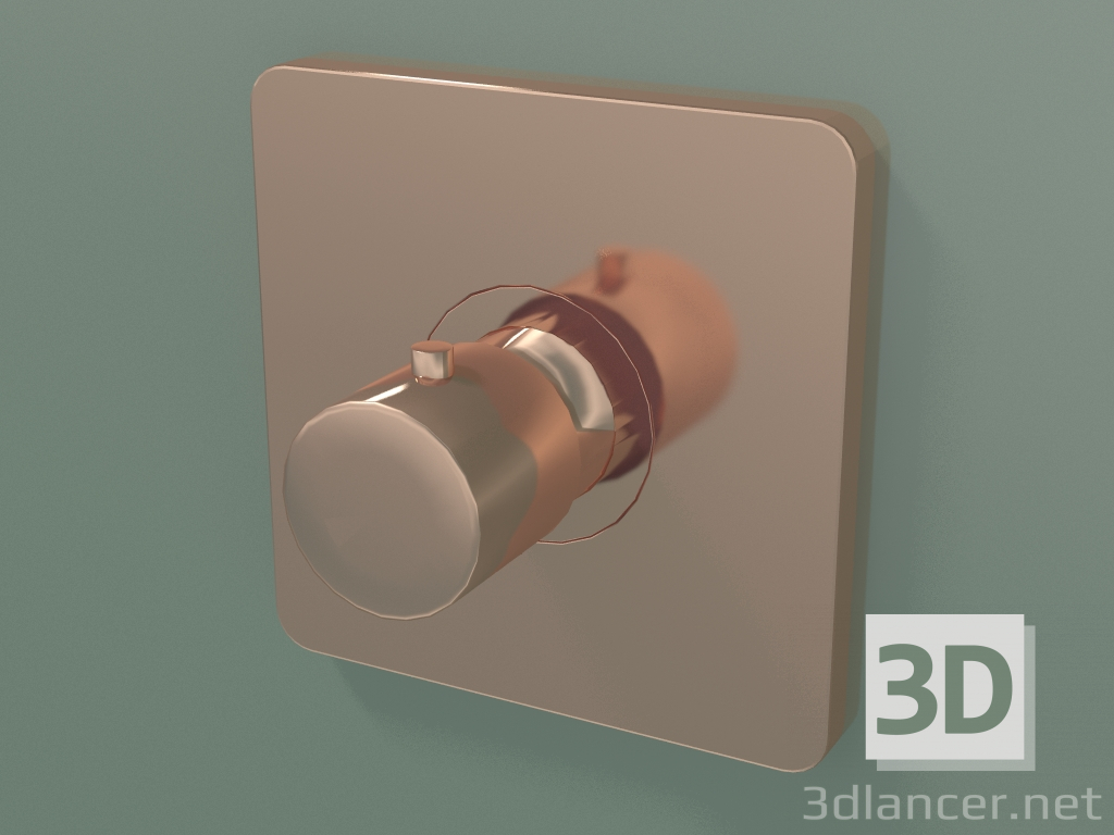 3d model Termostato de empotrar HighFlow (34716300) - vista previa