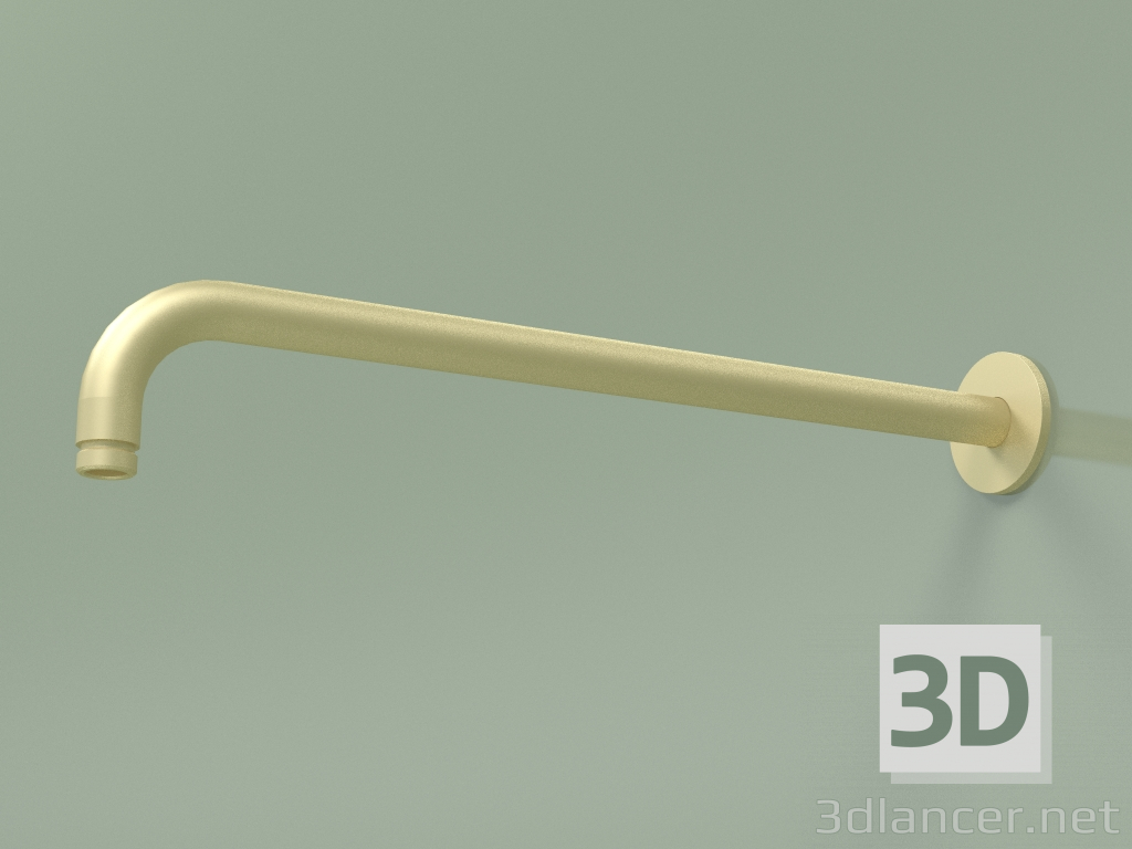 3d model Brazo de ducha de pared redondo L 400 mm (BD001, OC) - vista previa