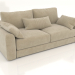 3d model Sofa-bed straight SHERLOCK (upholstery option 1) - preview