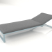 3d model Chaise longue (Blue gray) - preview