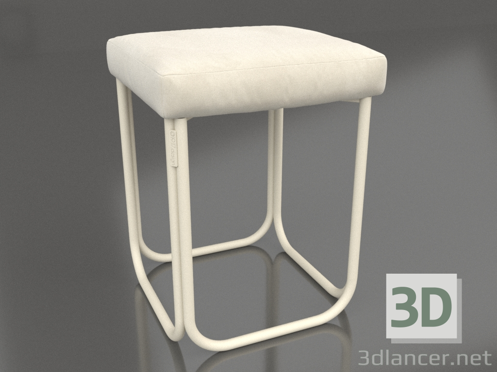 3D modeli Puf Hubba (RAL 9001) - önizleme