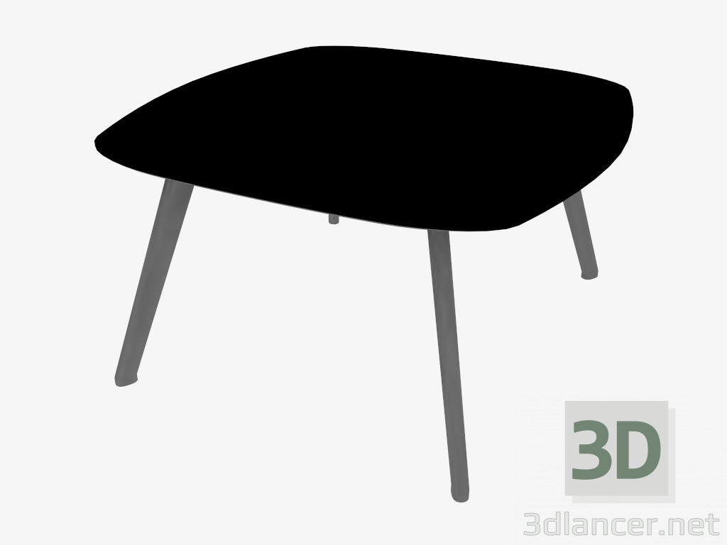 3d модель Стіл журнальний (Black Fenix 60x60x36) – превью