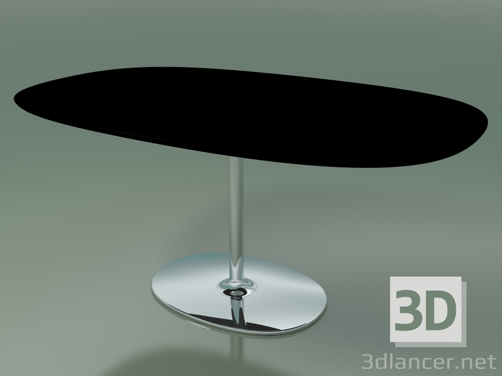 3D modeli Oval masa 0692 (H 74 - 100x158 cm, F02, CRO) - önizleme