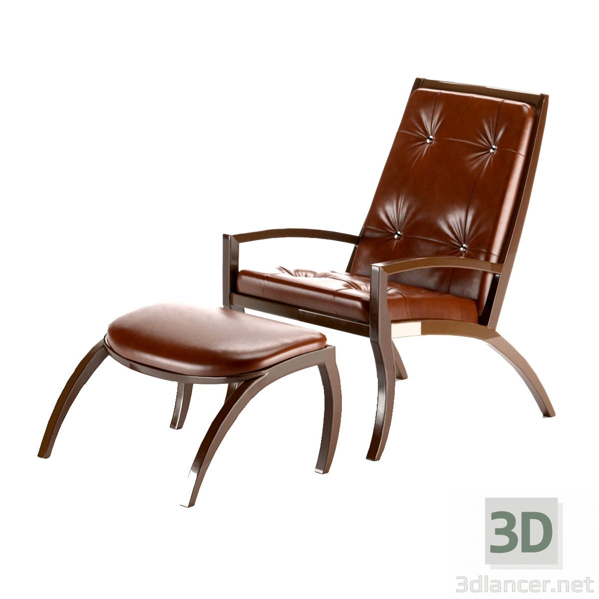 modèle 3D de Fauteuil acheter - rendu