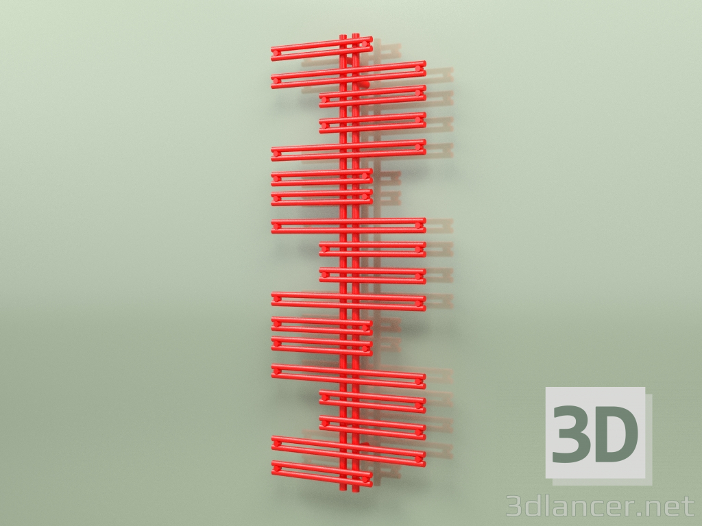 3d model Heated towel rail - Kea (1500 x 600, RAL - 3026) - preview