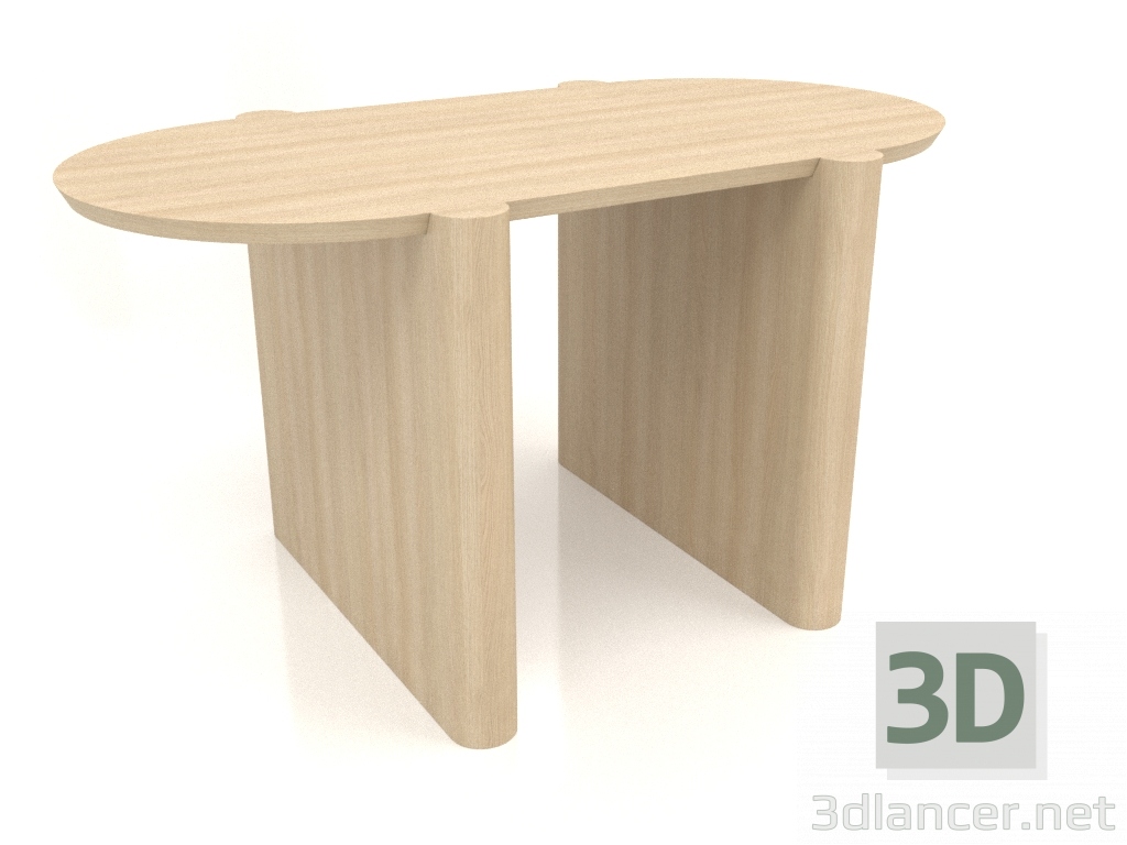 3D Modell Tisch DT 06 (1400x800x750, Holz weiß) - Vorschau