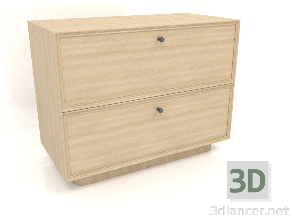 3D Modell Schrank TM 15 (800x400x621, Holz weiß) - Vorschau