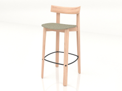 Tabouret de bar Nora avec revêtement en tissu (léger)