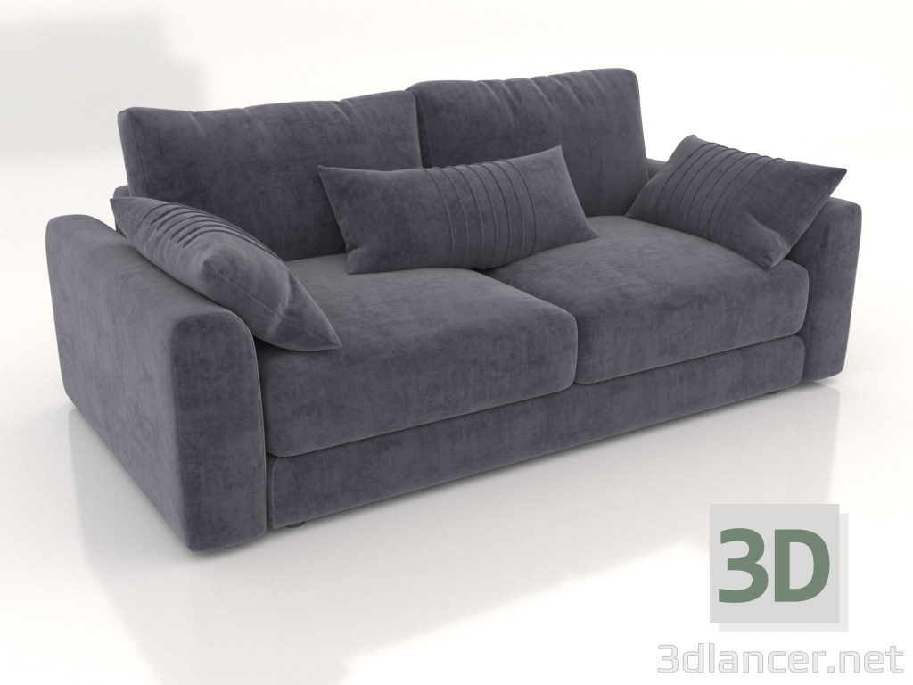 3D modeli Düz çekyat SHERLOCK (döşeme seçeneği 2) - önizleme