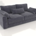 3D Modell Schlafsofa gerade SHERLOCK (Polstervariante 2) - Vorschau