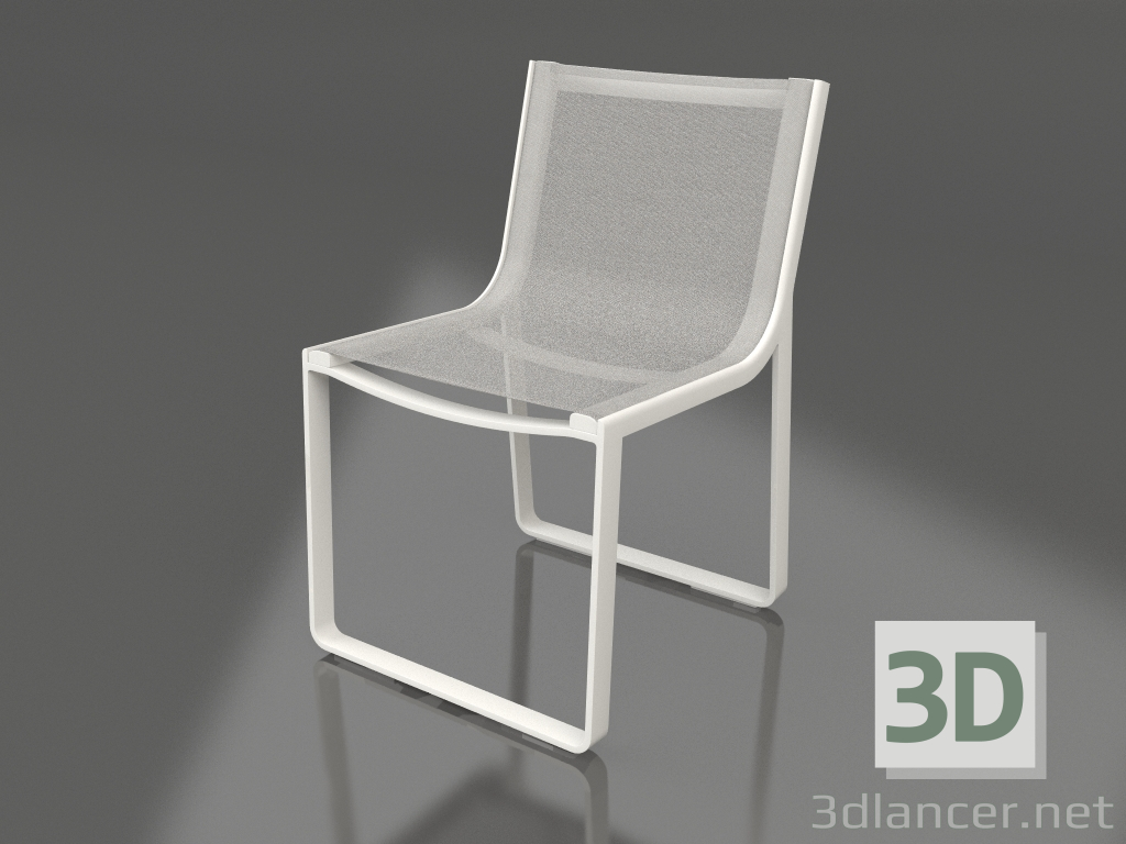 modèle 3D Chaise de salle à manger (Gris agate) - preview