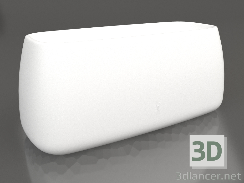 modello 3D Vaso per piante 5 (Bianco) - anteprima