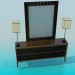 3d model Pier-glass - vista previa