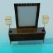 3d model Pier-glass - vista previa