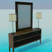 3d model Pier-glass - vista previa