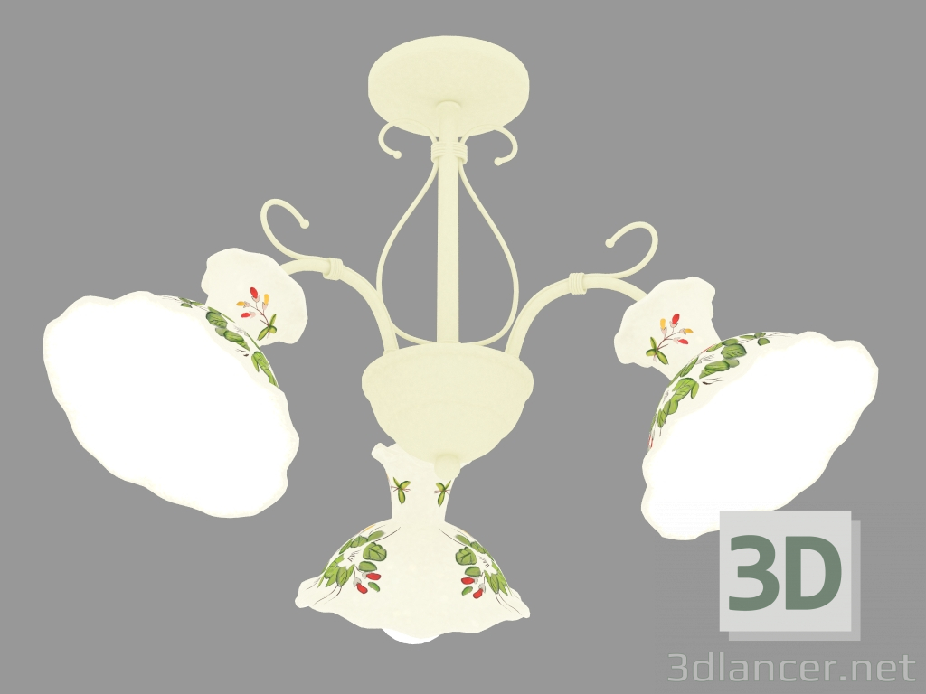 Modelo 3d Candelabro Lind (1215-3P) - preview