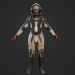 3d Cosmonaut model buy - render