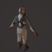 3d Cosmonaut model buy - render