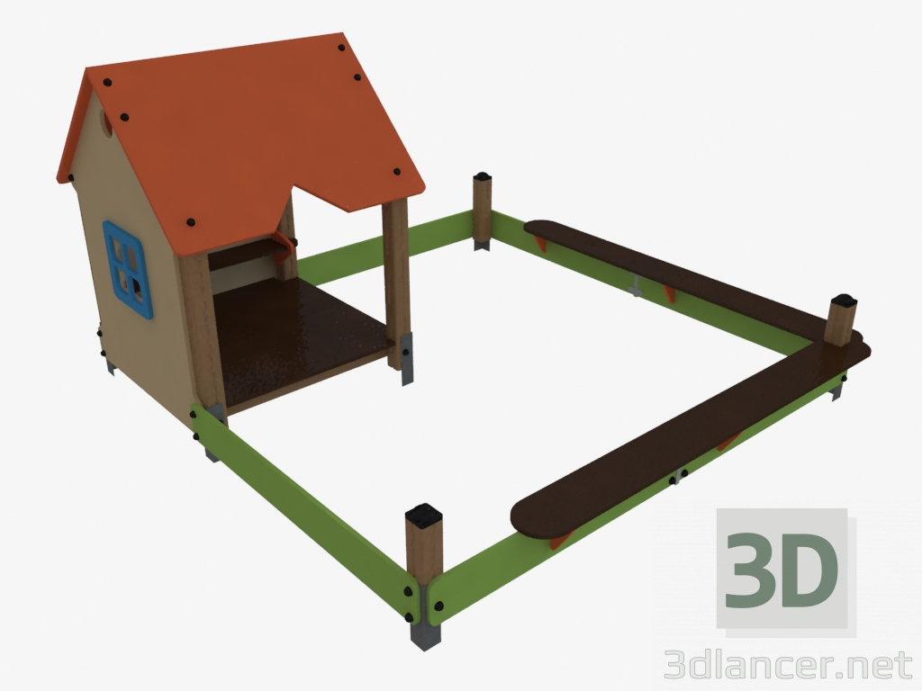 Modelo 3d Complexo de brinquedos infantis (V5010) - preview