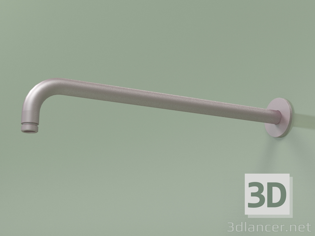 3D modeli Duvara monte yuvarlak duş kolu L 400 mm (BD001, VEYA) - önizleme