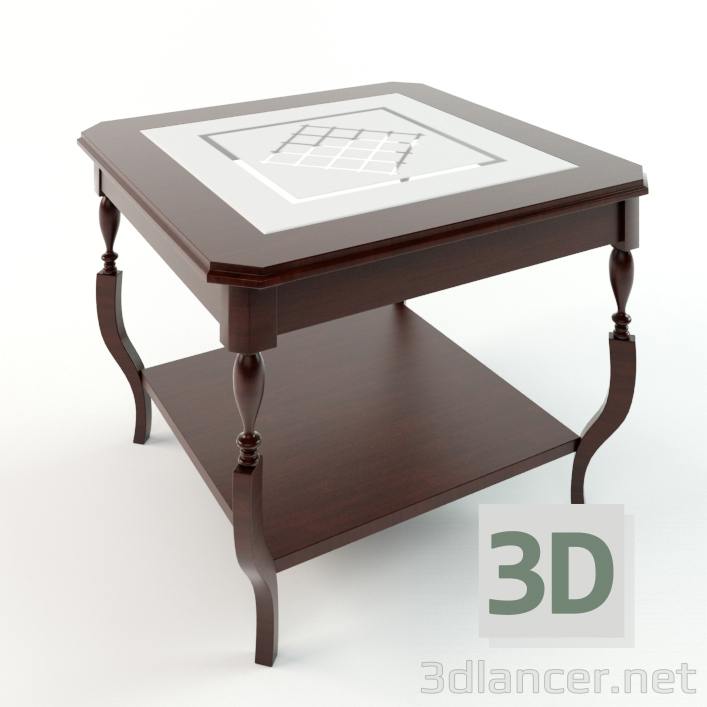 3D Modell Couchtisch Viola - Vorschau